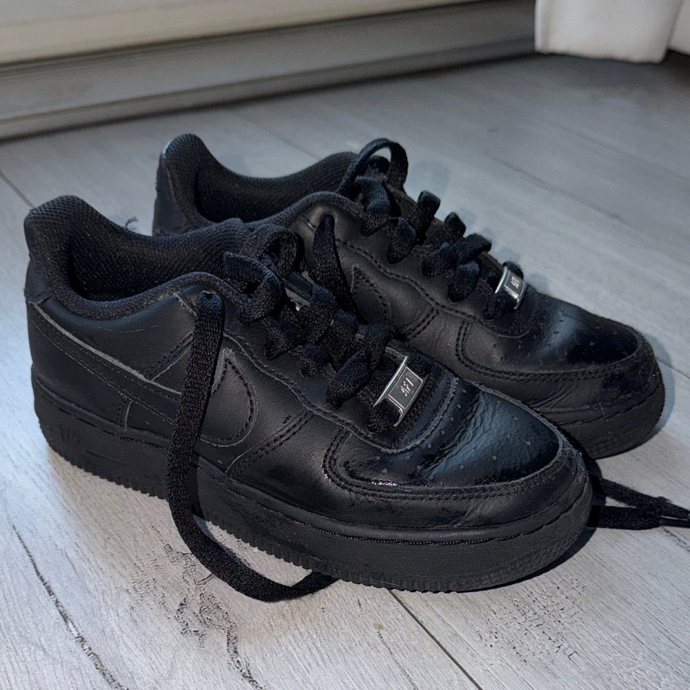 Nike black Air Force - Little kids Shoes